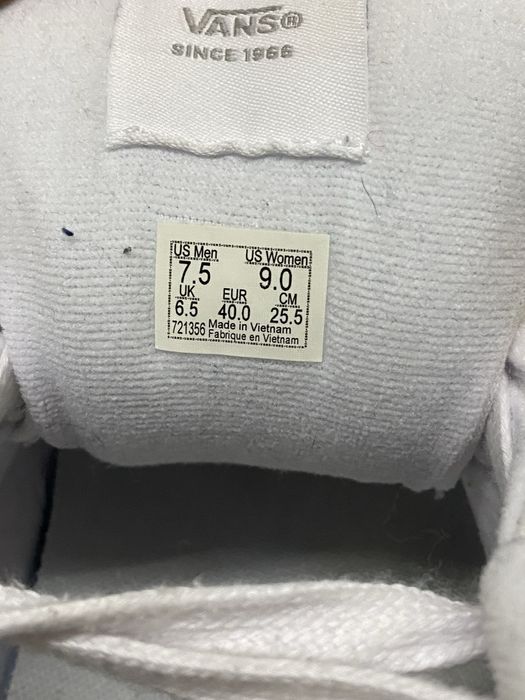 Vans knu Stack Білі на високій піддошві