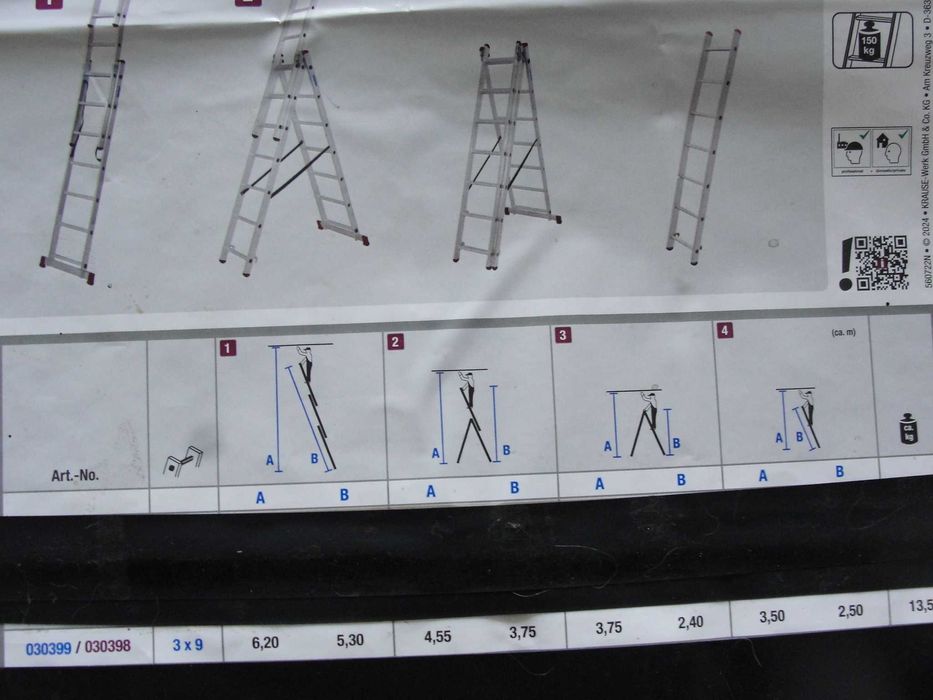 аренда трех секционой лестницы 7,5метров