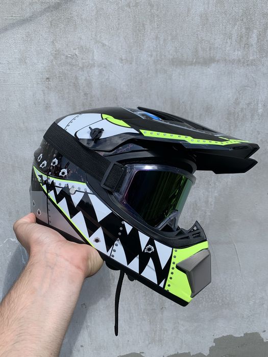 Ендуро шолом, кросовий шлем, мото шолом, мотошлем, шлем для мотоцикла