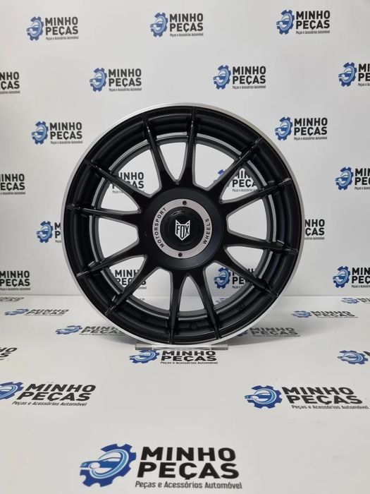 Jantes Fox VR4 em 16 Satin Black (4x100 | 4x108)