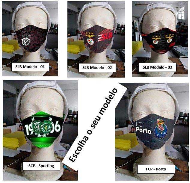 Máscaras infantis personalizada, têxteis