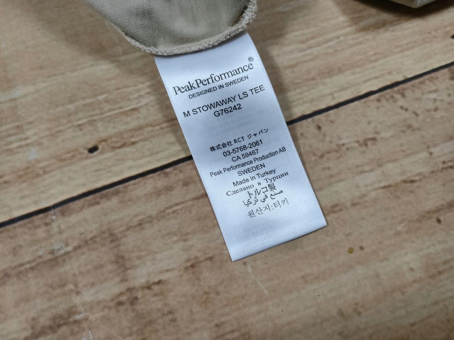 PEAK PERFORMANCE Koszulka Longsleeve Męska Logowana r. XXL