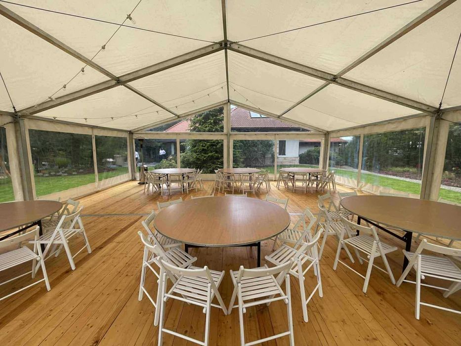 Wynajem hal namiotowych, namiot wesele, komunię , Namiot, krzesła