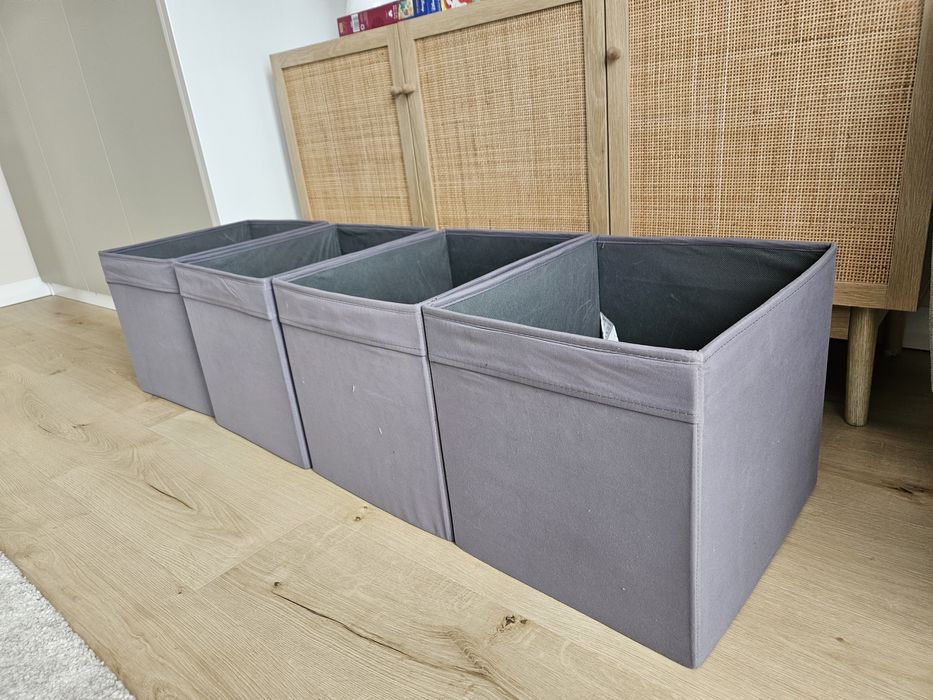 Ikea DRONA pojemnik rozkładany, 4 sztuki  33x38x33 cm