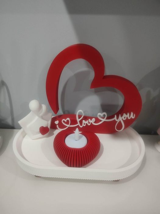 Coração I love you - Dia dos Namorados