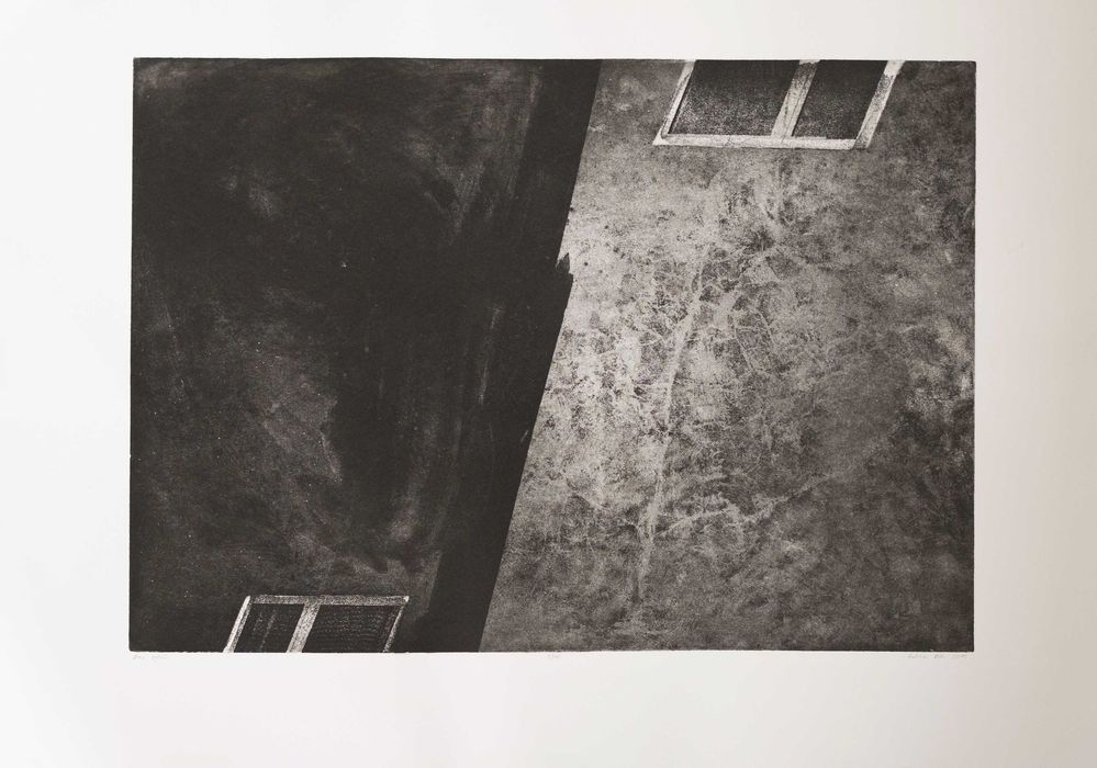 "Bez tytułu", druk wklęsły, 2011.