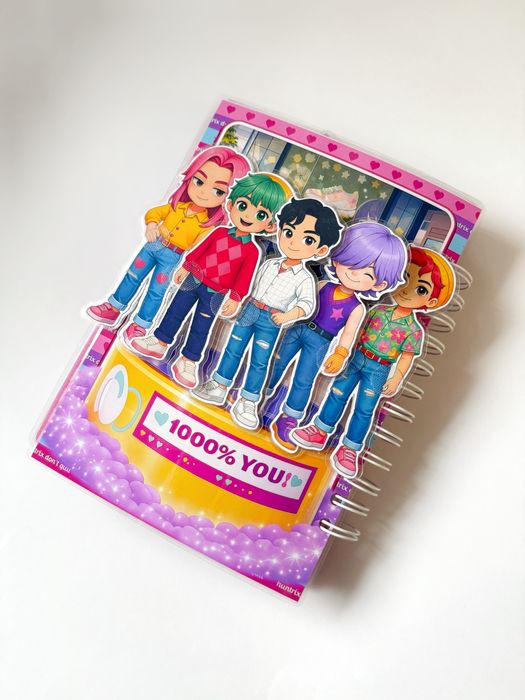 Huntrix, k-pop demon hunters - książka na rzepy dla fanów