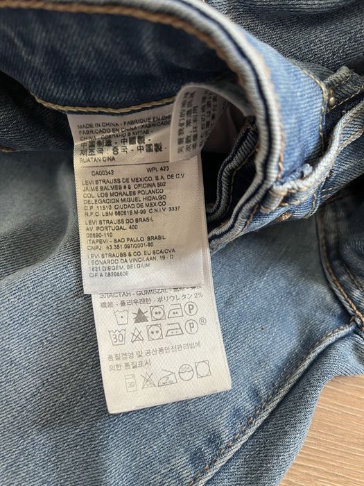 Spodnie jeansy levis levi’s