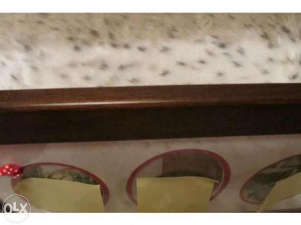 Moldura madeira para 3 fotografias