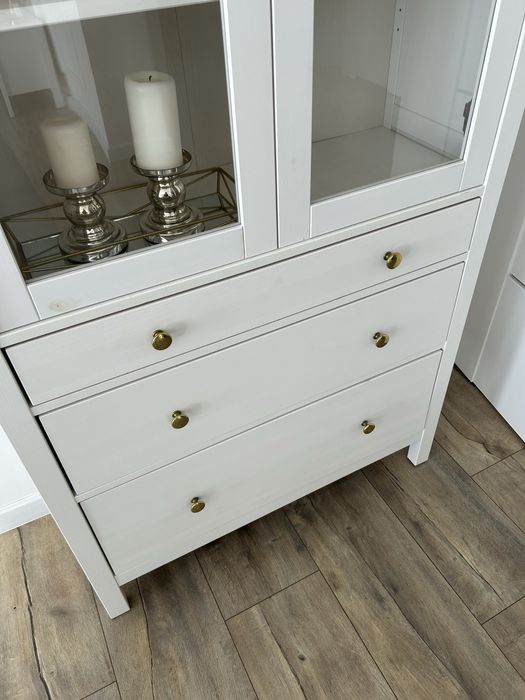 Witryna Hemnes biała
