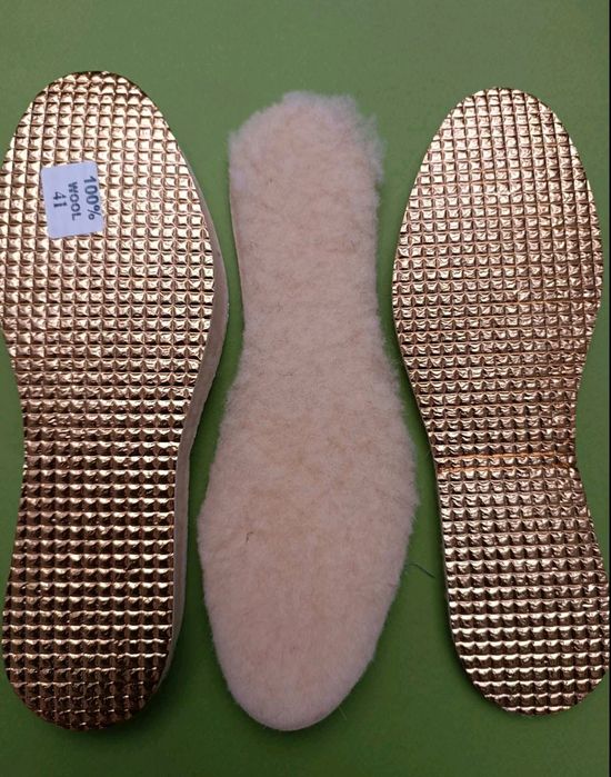 Зимові устілки, вовна  цегейка жіночі устілки  термо