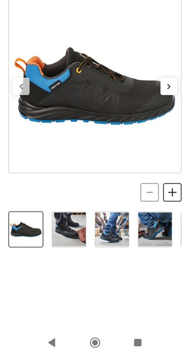 Sapato de proteção novo número 43/44 em fibra de vidro S1P SRC