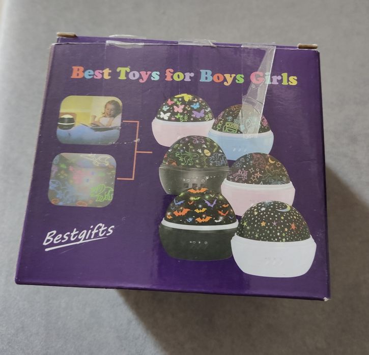 Projektor jednorożce, nocne niebo