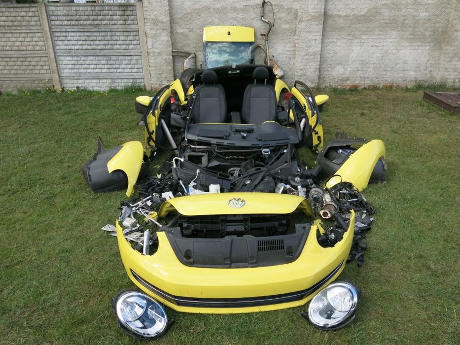 vw new the beetle 5c 5c5 5c3 zderzak przód kompletny części