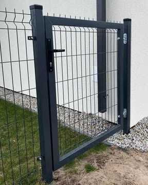 Furtka ogrodzeniowa wejściowa, Panelowa 3D, Ocynk + Malowanie CENA 1m2