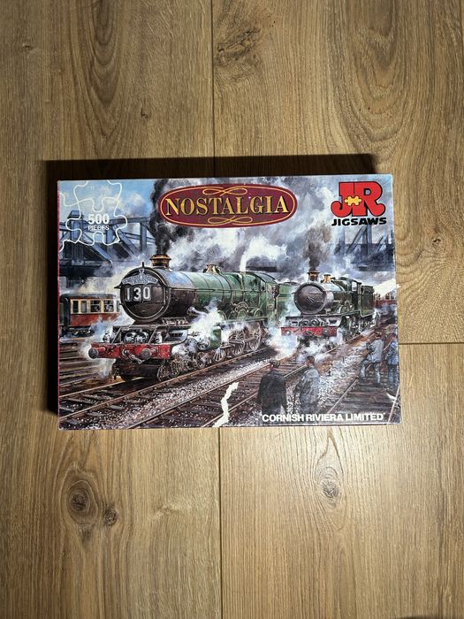 Puzzle nostalgia jigsaws 500 elementów Cornish riviera limited