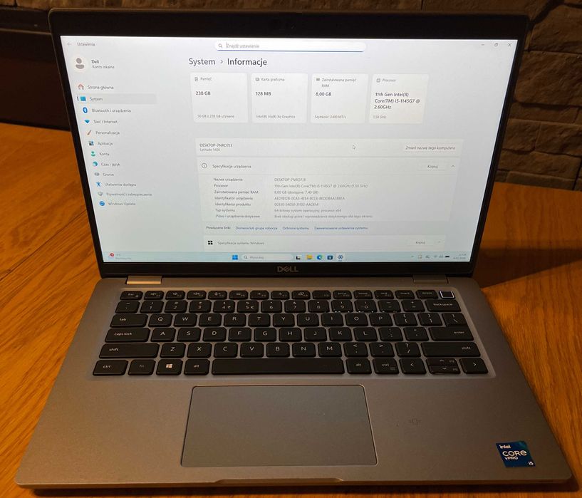 Laptop Dell Latitude 5420 i5-11gen SSD 14" FHD Win11