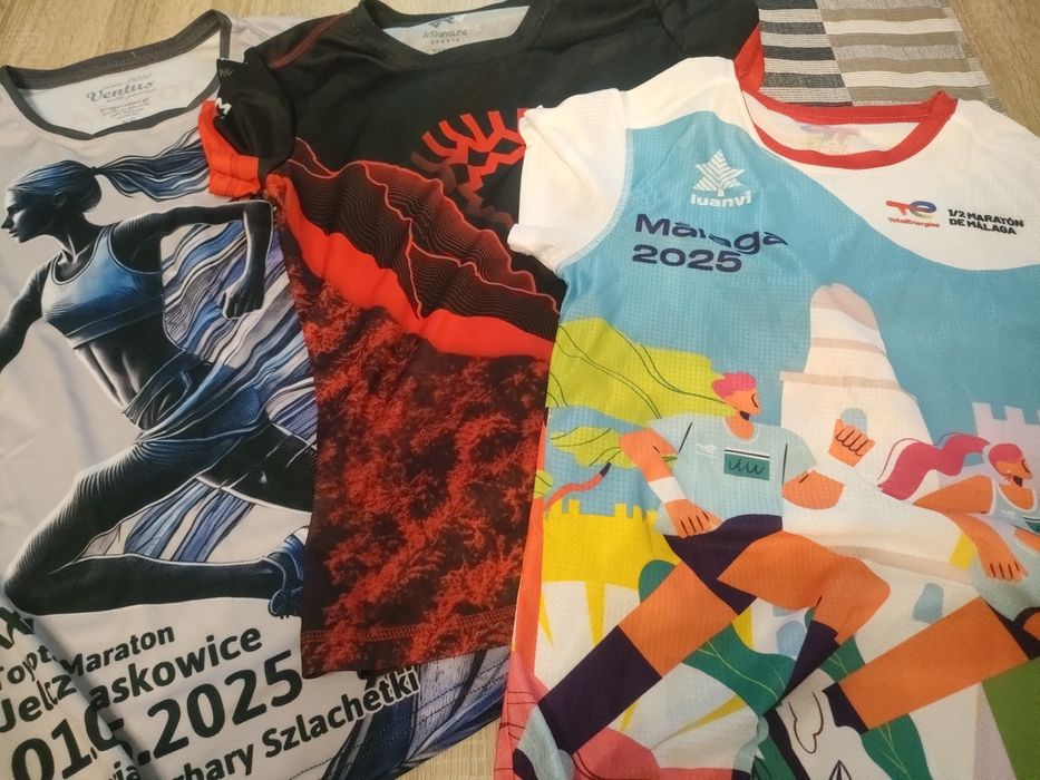 Koszulki biegowe damskie 3 szt.