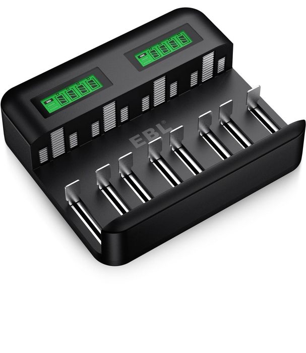 Uniwersalna ładowarka EBL do akumulatorków AA AAA C D – USB C
