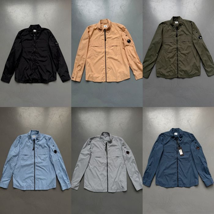 Сорочка на замку C.P. Company нейлонова/ овершот  зип сипи компани