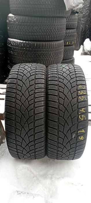 Dunlop 235 45 r19 2шт шини зимові б'у гума резина з Європи