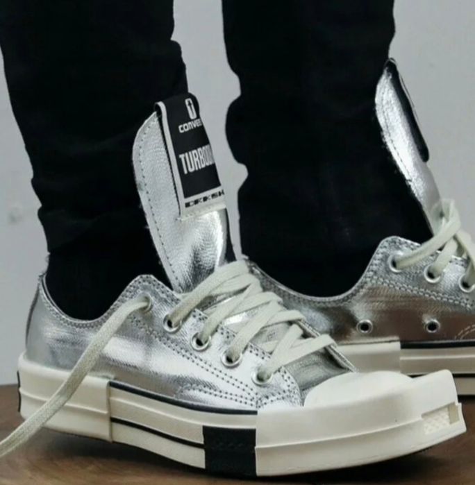 Buty Rick Owens Drkshdw x Converse TURBODRK Metallic r.45
