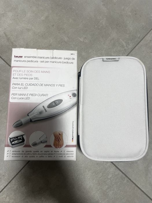 Набір beurer для манікюра та педикюра з насадками