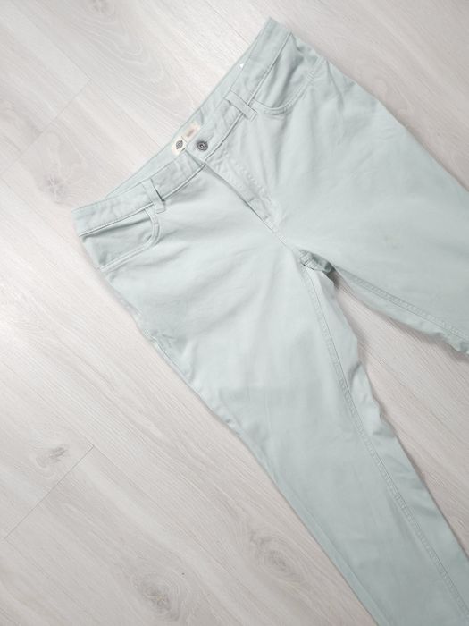 Dickies Skinny Stretch Twill Pants Mint Green Women's 10 R (approx. W3