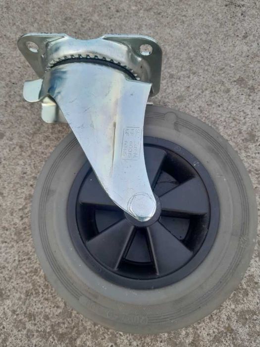 Kółko transportowe 360* bez hamulca 200mm Kastory podesty wózki regały
