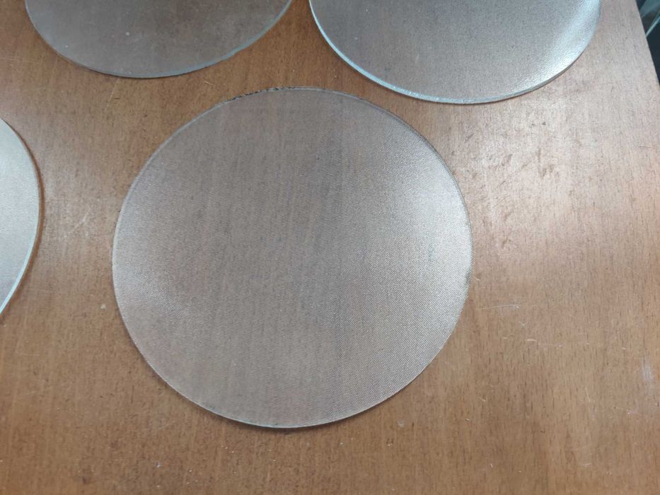 tampos de vidro circulares x5