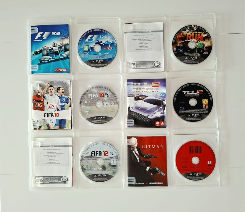 PS3 Slim 250 GB CECH-2004B + 12 gier + akcesoria+ GRATISY