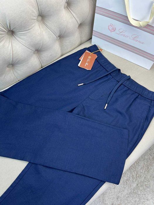 Мужские льняные брюки Loro Piana классические штаны Лоро Пиана d067