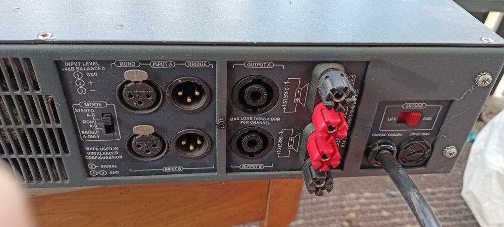 Końcówka mocy ASA PVA-2700E | 2x700W 4 Ohm | Made in Germany