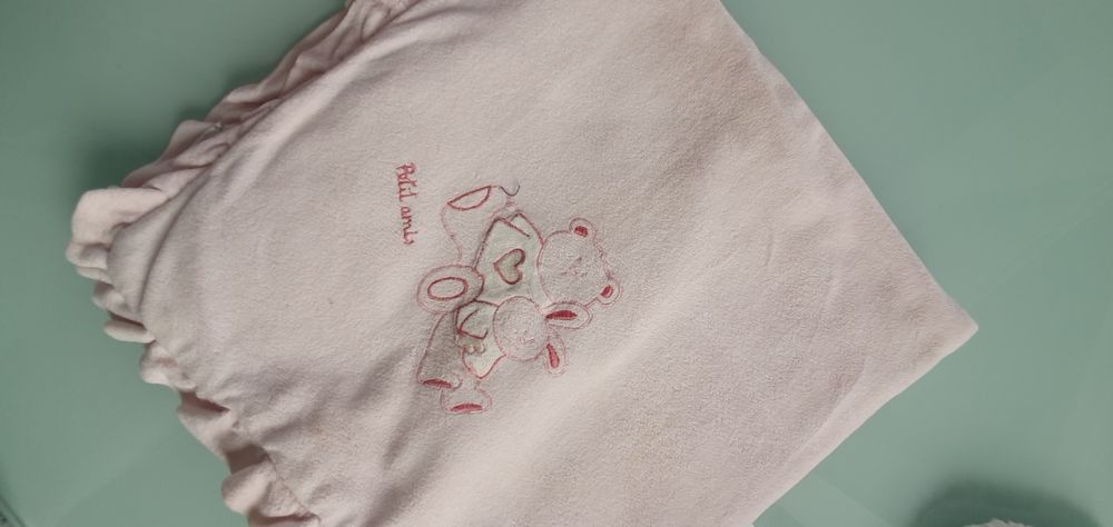 2 Mantas bebé Rosa