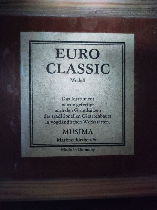 гітара акустична MUSIMA, Німеччина