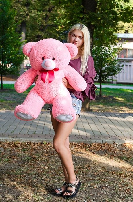 Ведмедик Томмі. Великий плюшевий ведмідь Томмі!