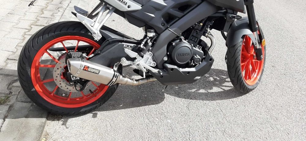 Linha de escape yamaha MT 125 e YZF R 125 MT-125 YZF-R YZFR
