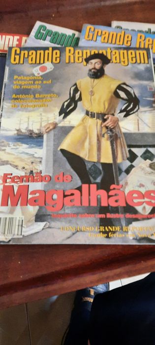 Lote de 5 revistas Grande Reportagem dos anos 90