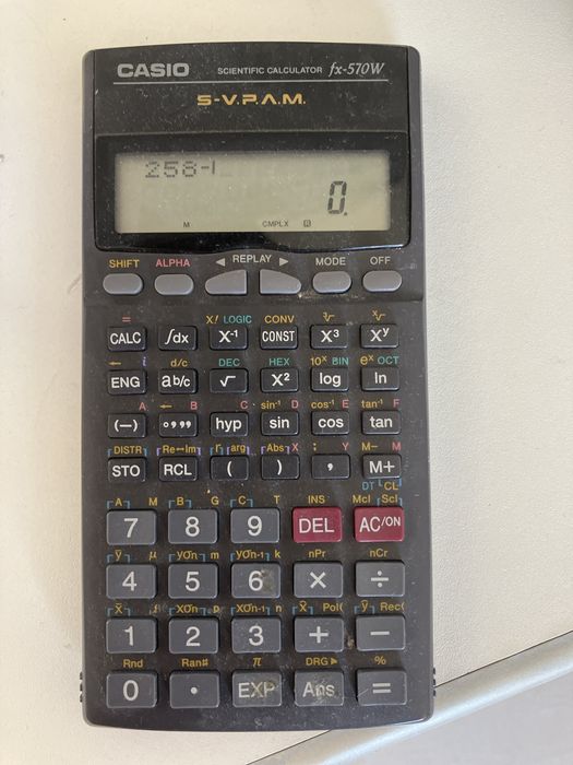 Calculadora cientifica CASIO