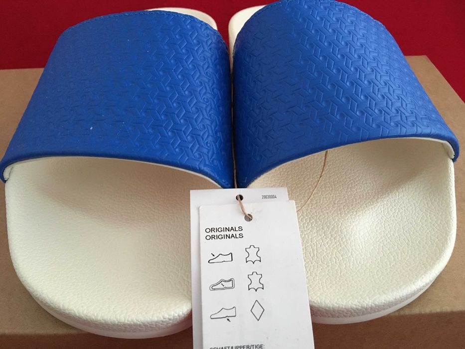 Adidas, klapki damskie, z naturalnej skóry, rozmiar 39, Adidas Adilette.