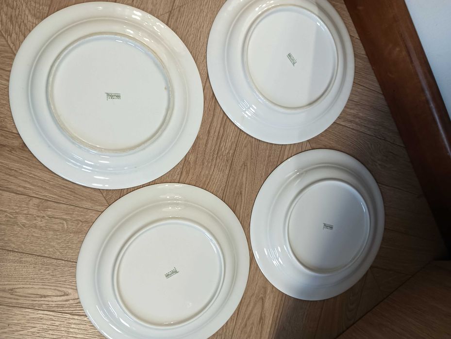 Talerz biały obiadowy zestaw 4szt porcelanowy Thomas Rosenthal
