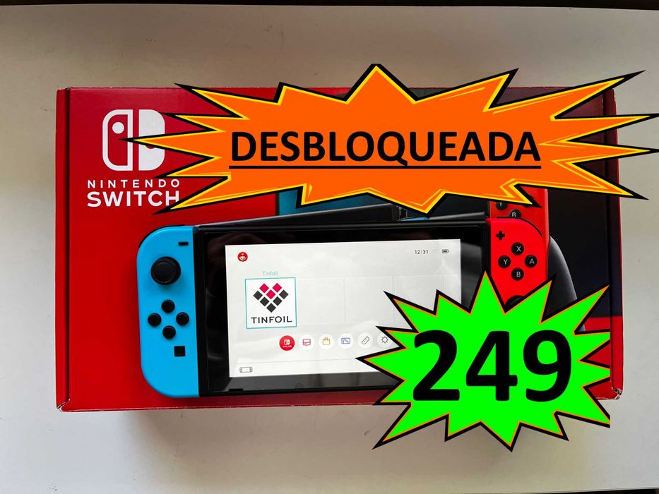 Nintendo Switch V2 | DESBLOQUEADA