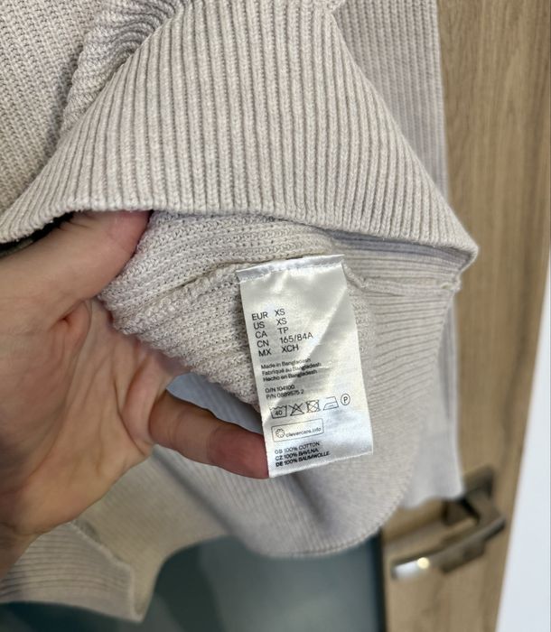 Sweter beżowy H&M L.O.G.G. golf XS