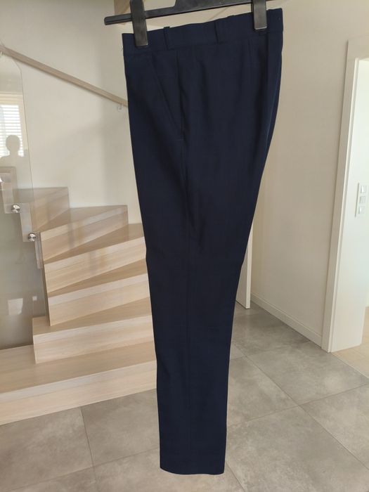 Garnitur granatowy kratka delikatna Lavard 176/46 S