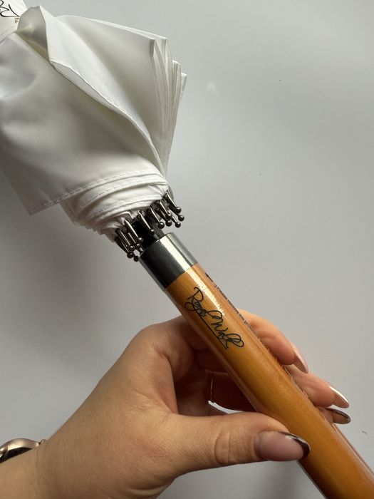 Duży parasol parasolka biała 120cm XXL