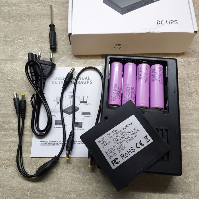 Безперебійник для роутера та ONU 5V/9V/12V UPS WI-FI ДБЖ для роутера