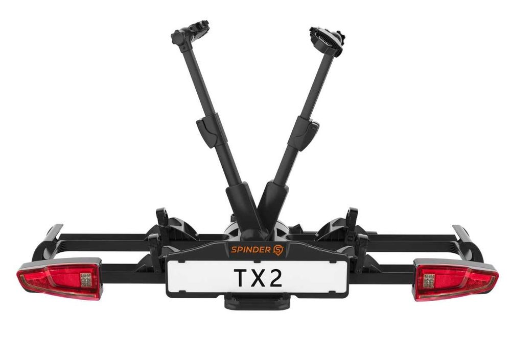 Bagażnik Platforma rowerowa hak SPINDER TX2 LED składana duży rozstaw