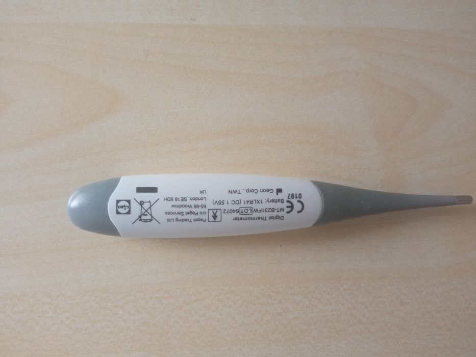 Termometr elektroniczny.