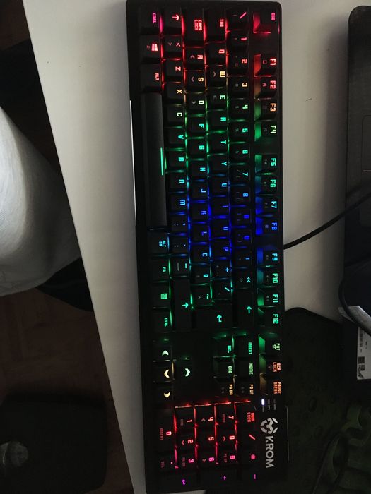 Teclado krom , preto Novo com fatura64309990873603120