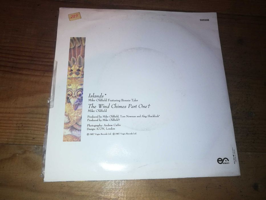 Mike Oldfield Featuring Bonnie Taylor - Islands SINGLE